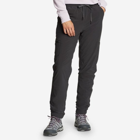 Eddie Bauer Carbon Polar Fleece-Lined Pull-On Pants Fall 2021 Size 14 - Picture 1 of 16